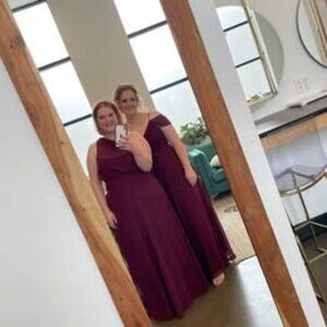 Birdy Grey Bridesmaid Dress in Cabernet